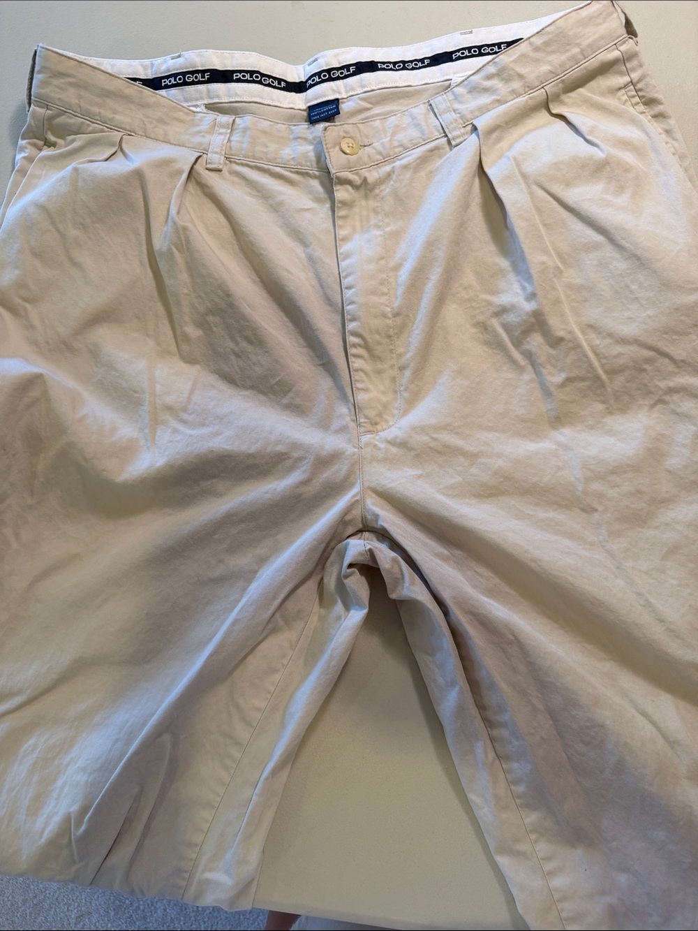 Polo Golf Classic Khaki Pleated Pants